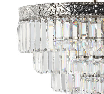 Wyatt 12" Crystal LED Chandelier - JONATHAN Y